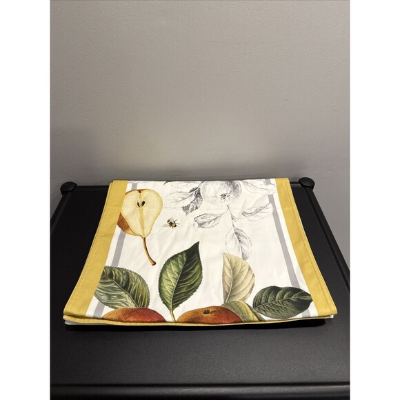 Williams Sonoma Country Fruits Table Runner Cotton Moldova - Picture 2 of 7